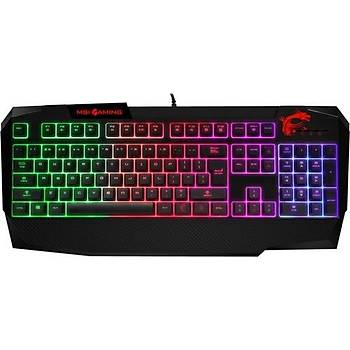 MSI Vigor GK40 RGB Gamer Klavye (ngilizce)