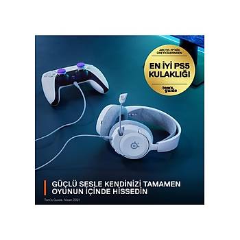 Steelseries Arctis Nova 1P Beyaz SSH61612 Kablolu Oyuncu Kulakl�k