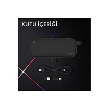 LOGITECH G PRO X 60 LIGHTSPEED KABLOSUZ OYUN KLAVYESI TKL 920-011930 BEYAZ