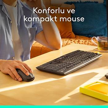 Logitech MK295 Siyah 920-009804 Kablosuz Klavye Mouse Set