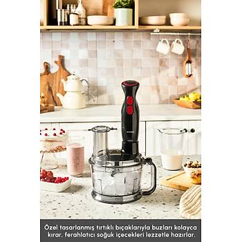 Karaca Pro Multimax 6 in 1 �ok Ama�l� Mutfak Robotu 2000W Black
