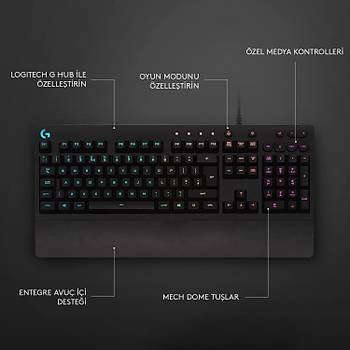 Logitech G213 Prodigy 920-008094 RGB Kablolu Oyuncu Klavyesi