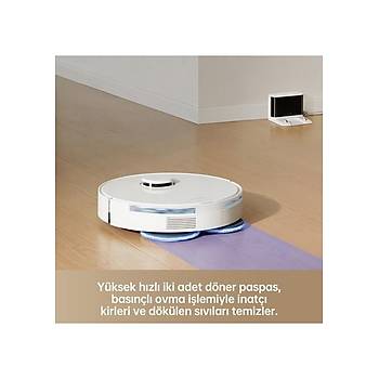 Dreame L10s Pro Gen 2 Robot S�p�rge Beyaz, 7.000PA Emi� G�c�