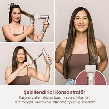 Shark Flexstyle 3-In-1 Sa� Kurutma & �ekillendirme Sistemi HD426SLEU - Stone
