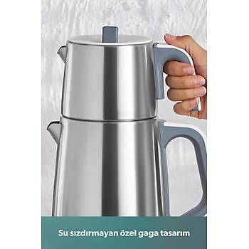 Homend Royaltea 1709H Konu�an �ay Makinesi Beyaz - Inox