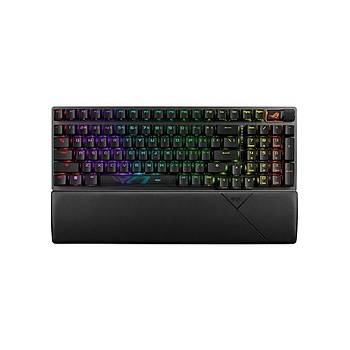 ASUS Rog Strix Scope II 96 WL/NX Snow/ABS/TR Q T�RK�E Kablosuz Mekanik Oyuncu Klavyesi