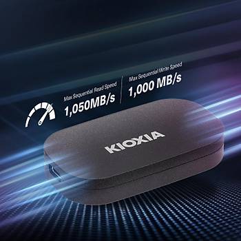 Kioxia Exceria Plus G2 LXD20K001TG8 1050 MB/s 1000MB/s USB 3.2 1 TB Ta��nabilir SSD