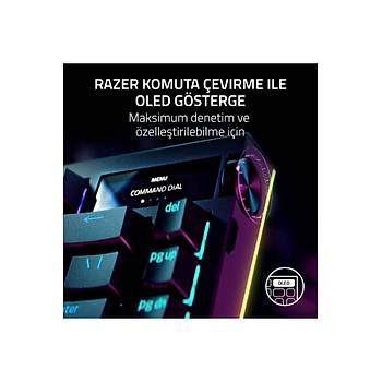Razer BlackWidow V4 Pro%75 RZ03-05130300-R3E1 Orange Switch RGB OLED Kablosuz Mekanik Oyuncu Klavye