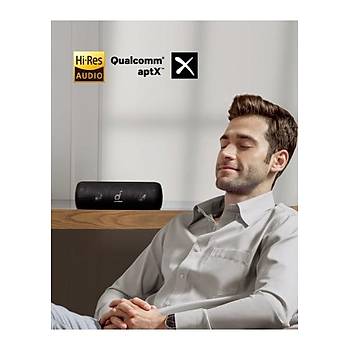 Anker Soundcore Motion+ Kablosuz HiFi Bluetooth Hoparlr - 30W Stereo Ses - IPX7 Suya Dayankllk - 12 Saate Varan arj - Siyah - A3116 (Anker Trkiye Garantili)