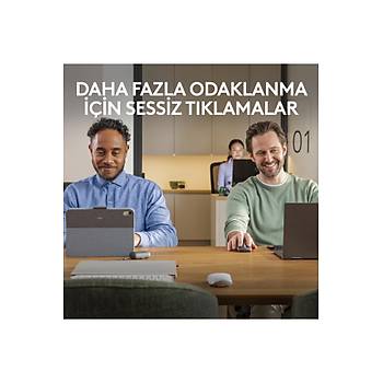 Logitech MX Anywhere 3S Kompakt 8000 DPI Optik Sensrl Sessiz Bluetooth Kablosuz Mouse, Pembe 910-006931