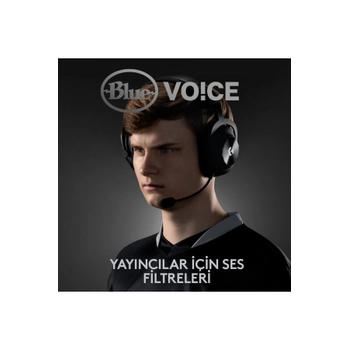 Logitech G Pro X 981-000907 Wireless Lightspeed 7.1 Kablosuz Kulak �st� Oyuncu Kulakl���