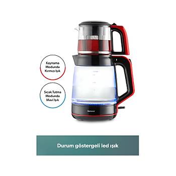 Homend Infinity XL 1764H 1900 WATT Cam �ay Makinesi Antrasit Siyah