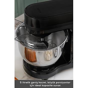 Karaca Maestrochef Stella Stand Mikser Siyah 1500w 5 Litre