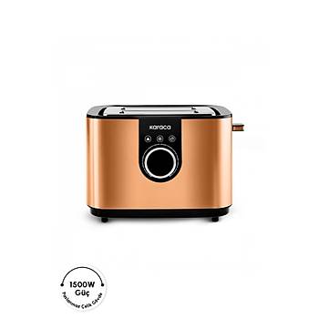 Karaca 2303 Inox 2 Dilim Kapasiteli Ekmek K�zartma Makinesi Bronze