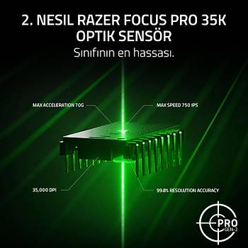Razer Viper V3 PRO Siyah RZ01-05120100-R3G1 Ultralight Optik 35K Kablosuz Oyuncu Mouse