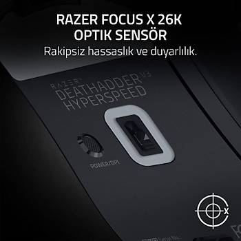 Razer Deathadder V3 Hyperspeed 26K DPI Kablosuz e-spor Oyuncu Mouse RZ01-05140100-R3G1