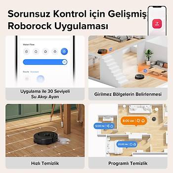 ROBOROCK VACCUM CLEANNER Q8 MAX ROBOT SUPURGE SIYAH