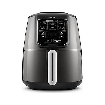 Karaca Connect Air Pro Cook XL 2 in 1 Uzaktan Eri�imli Airfryer Shadow Grey 4L