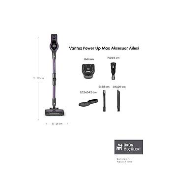 Karaca Vantuz Power Up Max Dikey S�p�rge Grape Purple
