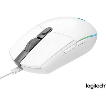 Logitech G203 LIGHTSYNC IIKLI Kablolu Beyaz Mouse 910-005797 BEYAZ