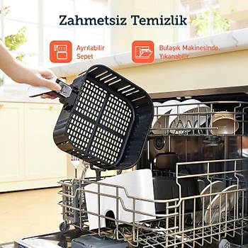COSORI PREMIUM XXL CP158-AF 5.5LT 1700W DOKUNMATIK AIRFRYER KIRMIZI