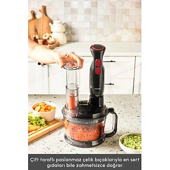 Karaca Pro Multimax 6 in 1 �ok Ama�l� Mutfak Robotu 2000W Black