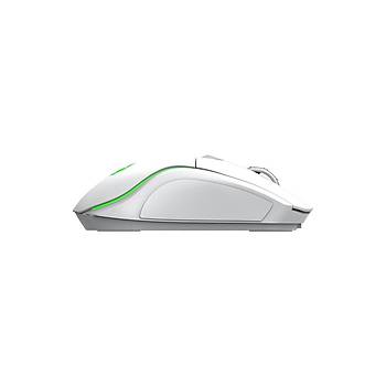 PUSAT REFLEX PRO 16000 DPI 400 IPS YUKSEK PERFORMANSLI KABLOSUZ RGB OYUNCU MOUSE BEYAZ
