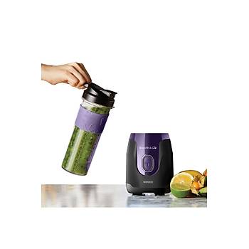 Karaca Blendfit Go Personal Ki�isel Smoothie Blender Black Purple