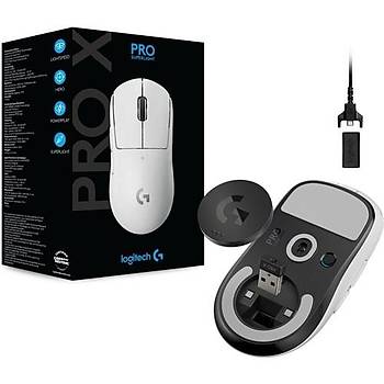 LOGITECH G PRO X SUPERLIGHT HERO 25.600 DPI 400 IPS LIGHTSPEED KABLOSUZ BEYAZ 910-005943