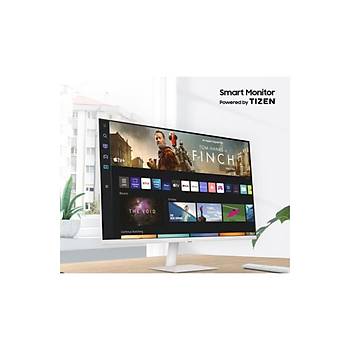 SAMSUNG ODYSSEY M5 LS32CM501EUXUF 32 4MS HDR10 SMART TV WI FI MONITOR BEYAZ