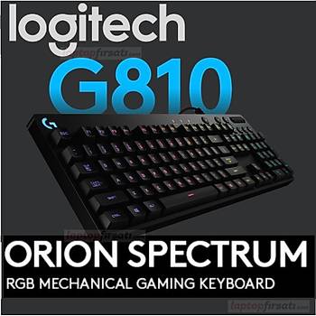 Logitech G810 Orion Spectrum RGB Mekanik Oyuncu Klavye 920-007774