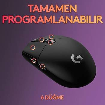 Logitech G305 Siyah 910-005283 Optik Kablosuz Oyuncu Mouse