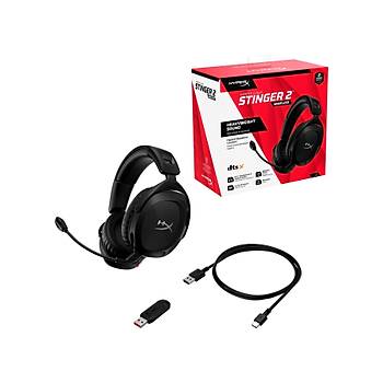 HyperX Cloud Stinger 2 Siyah 676A2AA Kablosuz Oyuncu Kulakl���