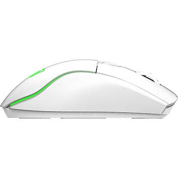 PUSAT REFLEX ULTRA 16000 DPI 400 IPS YUKSEK PERFORMANSLI KABLOSUZ RGB OYUNCU MOUSE BEYAZ