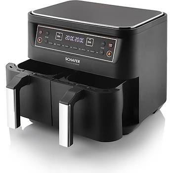 SCHAFER FIT FRY DUAL AIRFRYER SIYAH