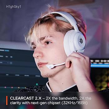 Steelseries Arctis Nova 5X Beyaz SSH61677 Kablosuz Oyuncu Kulakl�k