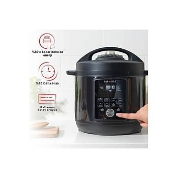Instant Pot Instant Duo Plus, Whisperquiet/sessiz oklu Piirici, 5,7 Litre Pirin Piirici, Buharl Piirici, Sote Tavas, Sterilizatr, Yourt, Sous Vide Cihaz ile
