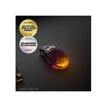 Steelseries Aerox 5 Siyah SSM62406 RGB �arjl� Optik Kablosuz Oyuncu Mouse