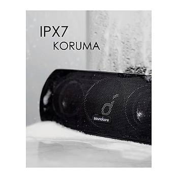 Anker Soundcore Motion+ Kablosuz HiFi Bluetooth Hoparlr - 30W Stereo Ses - IPX7 Suya Dayankllk - 12 Saate Varan arj - Siyah - A3116 (Anker Trkiye Garantili)