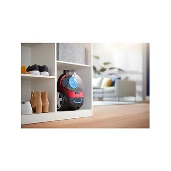 Philips FC9331/07 PowerPro City Toz Torbas�z Elektrikli S�p�rge, 650W, PowerCyclone 5, Allergy H13 Filtre, Parke Ba�l���, FC9331/07