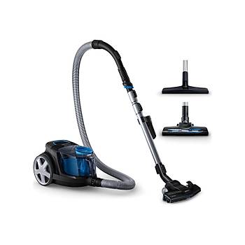Philips FC9332/07 PowerPro City 650 W Toz Torbas�z Elektrikli S�p�rge Mavi