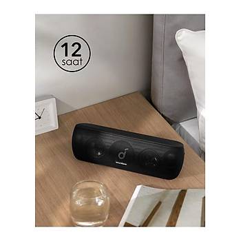 Anker Soundcore Motion+ Kablosuz HiFi Bluetooth Hoparlr - 30W Stereo Ses - IPX7 Suya Dayankllk - 12 Saate Varan arj - Siyah - A3116 (Anker Trkiye Garantili)