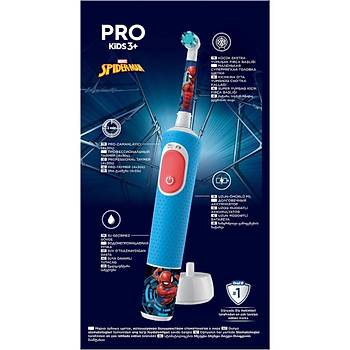 Oral-B Vitality Pro Spiderman Ozel Seri Cocuklar Icin Sarj Edilebilir Dis Fircasi