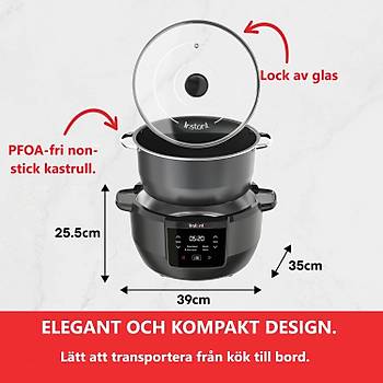 Instant Pot 4in1 7.1 lt �ok Ama�l� Pi�irici Yava� Pi�irici 800W SCMC8000