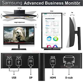 Teþhir Ürünü Samsung LS24H650FDMXUF 23.8 5ms VGA+DP+HDMI FHD Monitör