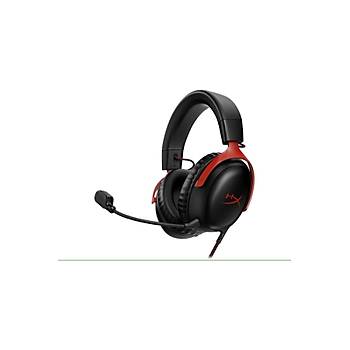 HyperX Cloud III Siyah-K�rm�z� DTS X 727A9AA Kablolu Oyuncu Kulakl���
