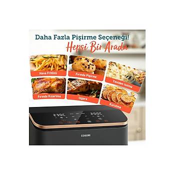 COSORI 8 IN 1 8.5 LT CIFT BOLGELI AIR FRYER ?CAF-R901-AEU