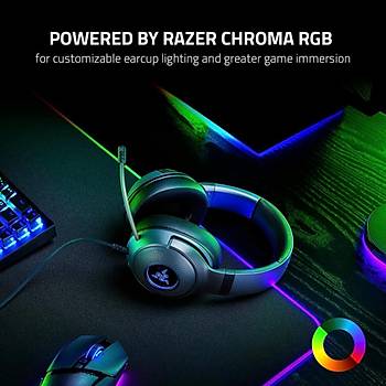 Razer Kraken V3 X USB RZ04-03750300-R3M1 Chroma RGB Kablolu Oyuncu Kulakl�k