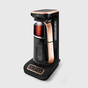 KARACA ROBOTEA PRO QUARTZ 4 IN 1 KONUSAN CAY MAKINESI BLACK COPPER