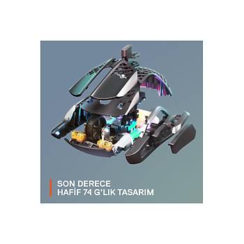 Steelseries Aerox 5 Siyah SSM62406 RGB �arjl� Optik Kablosuz Oyuncu Mouse